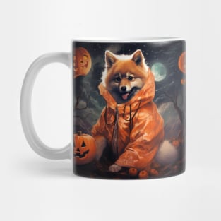 Finnish Spitz Halloween Mug